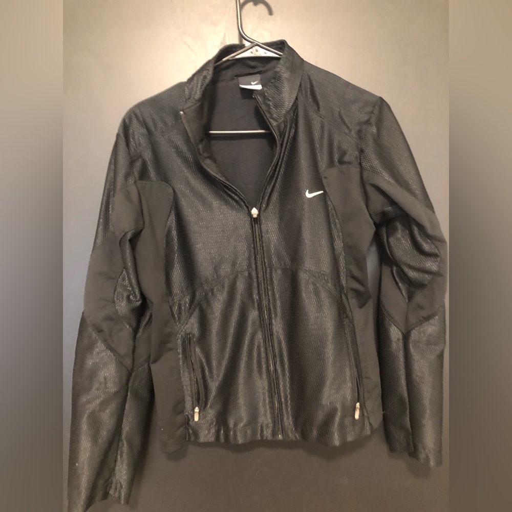Nike black running jacket.
